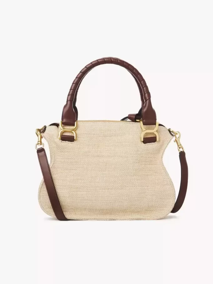 Bolso pequeño Marcie en fibras efecto rafia