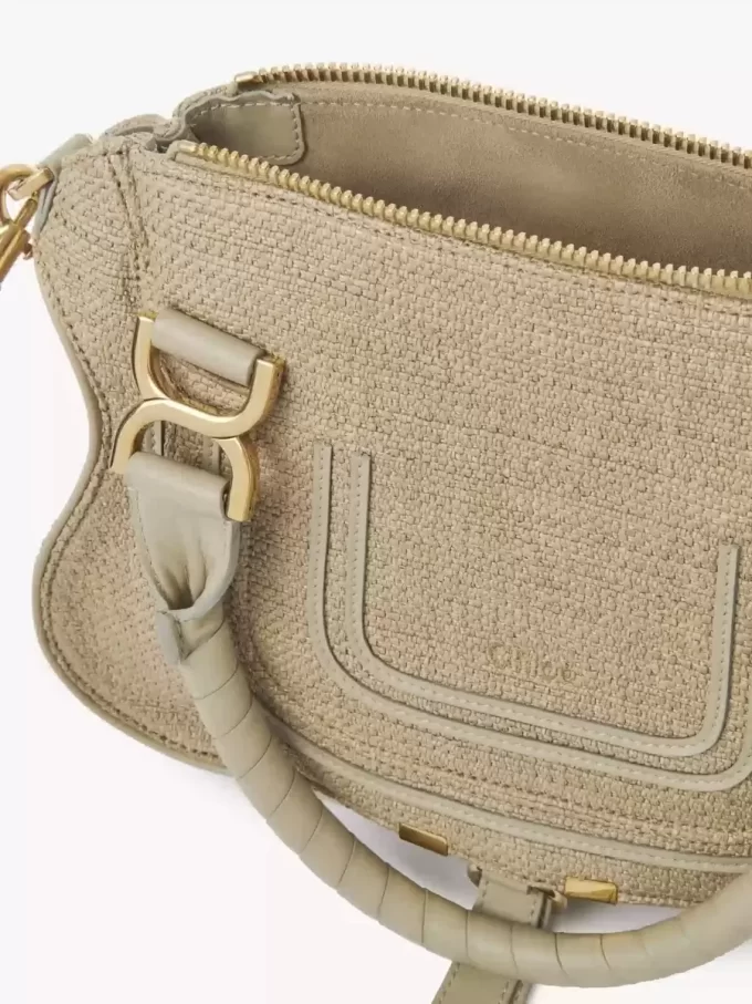 Bolso pequeño Marcie en fibras efecto rafia