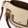 Bolso pequeño Marcie en fibras efecto rafia