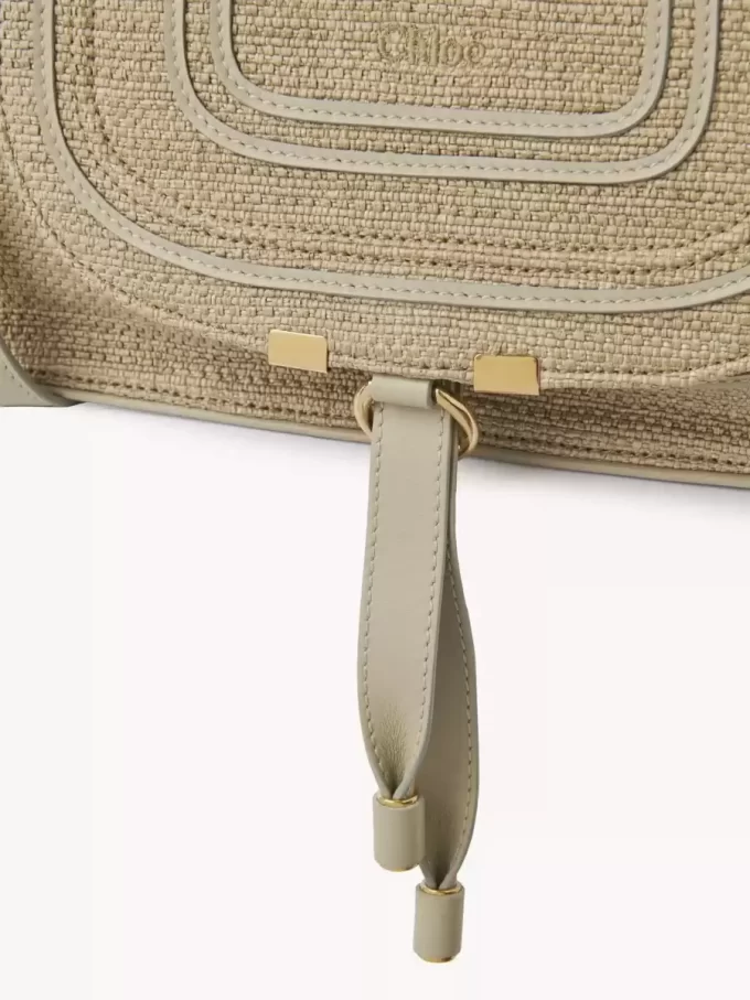 Bolso pequeño Marcie en fibras efecto rafia