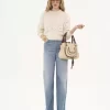 Bolso pequeño Marcie en fibras efecto rafia