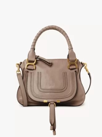 Bolso pequeño Marcie en piel brillante