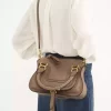 Bolso pequeño Marcie en piel brillante