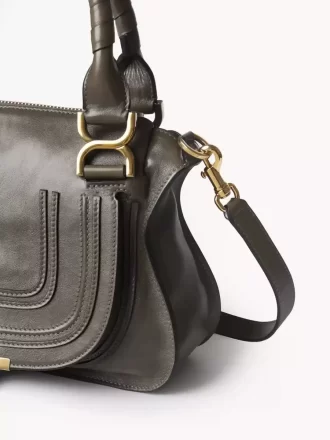 Bolso pequeño Marcie en piel brillante