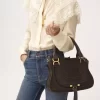 Bolso pequeño Marcie en piel de ante