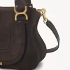 Bolso pequeño Marcie en piel de ante