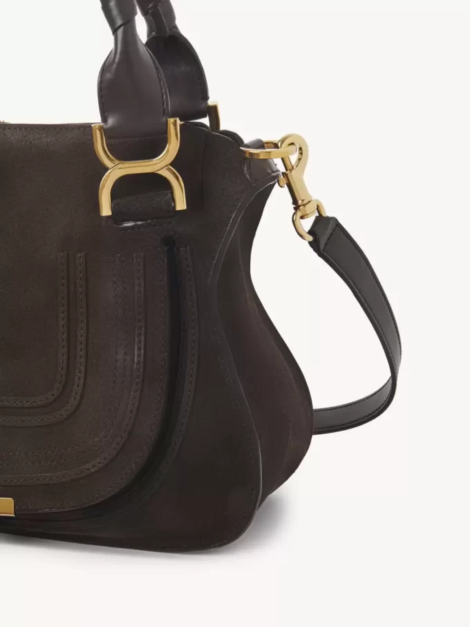 Bolso pequeño Marcie en piel de ante