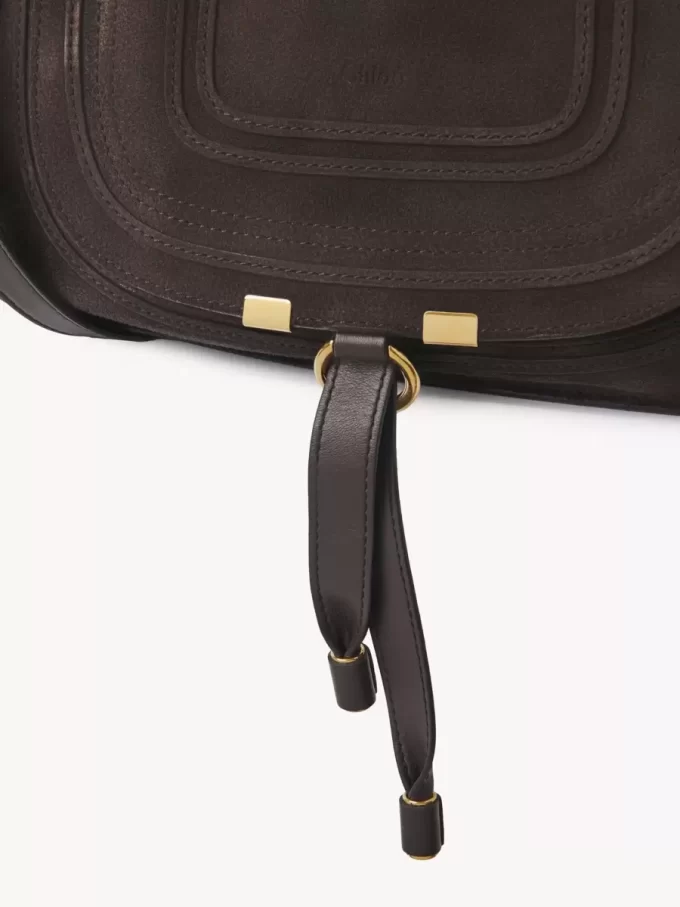 Bolso pequeño Marcie en piel de ante