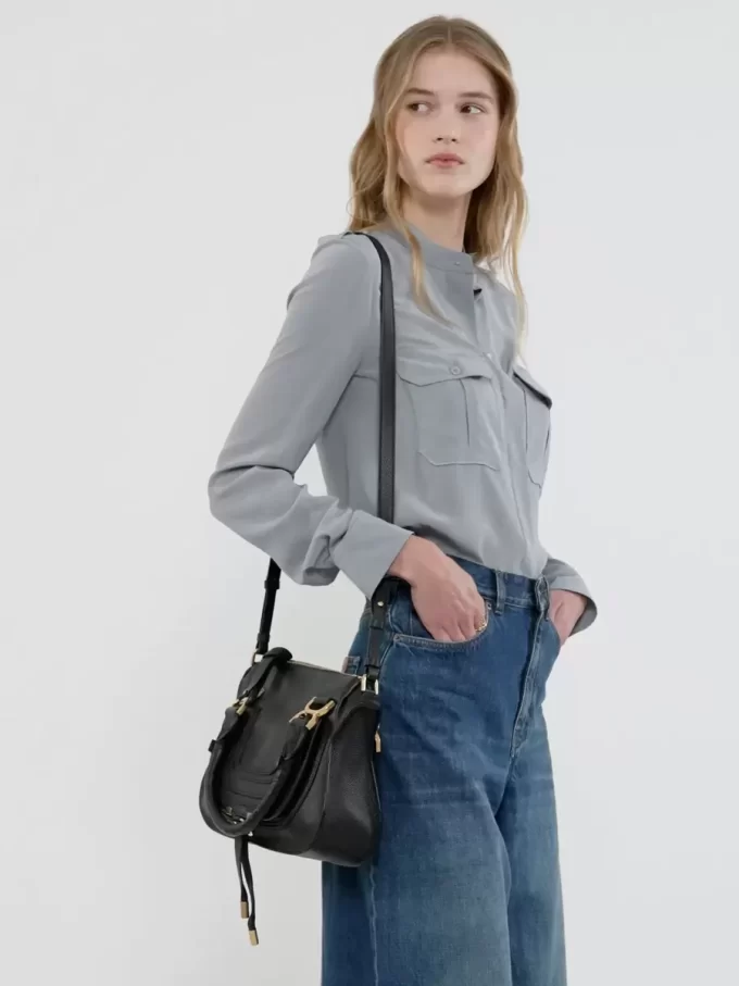 Bolso pequeño Marcie en piel granulada