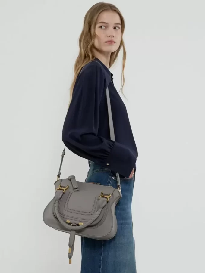 Bolso pequeño Marcie en piel granulada