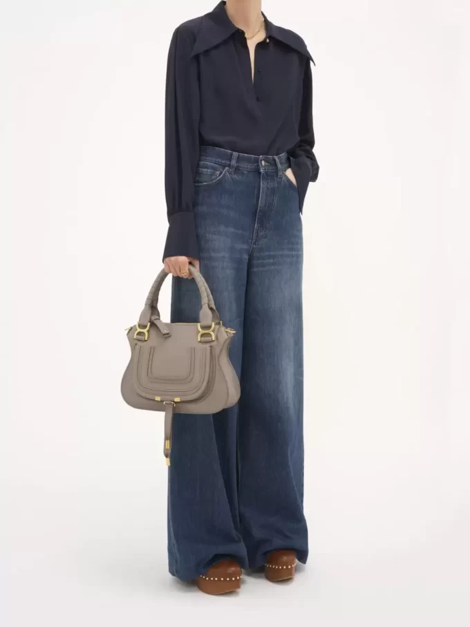 Bolso pequeño Marcie en piel granulada