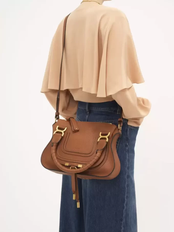 Bolso pequeño Marcie en piel granulada