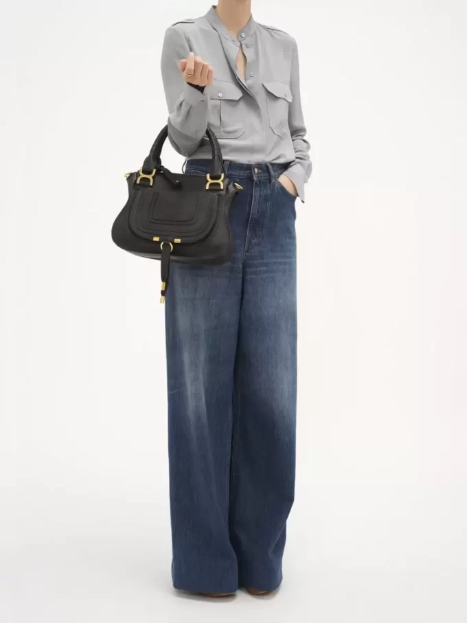Bolso pequeño Marcie en piel granulada