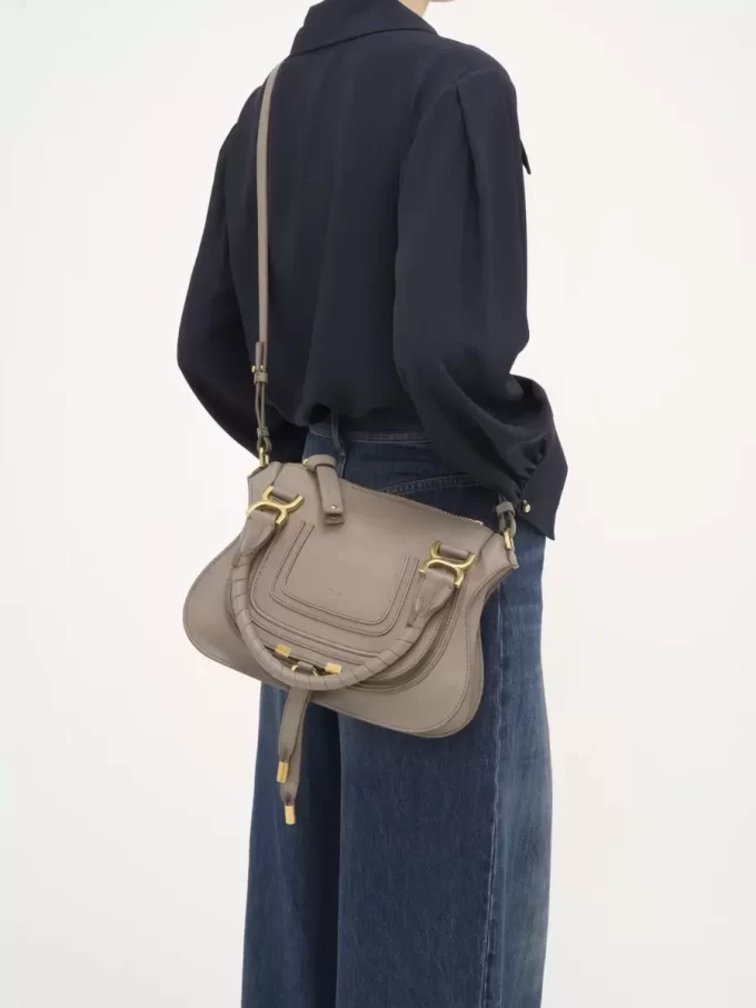 Bolso pequeño Marcie en piel granulada
