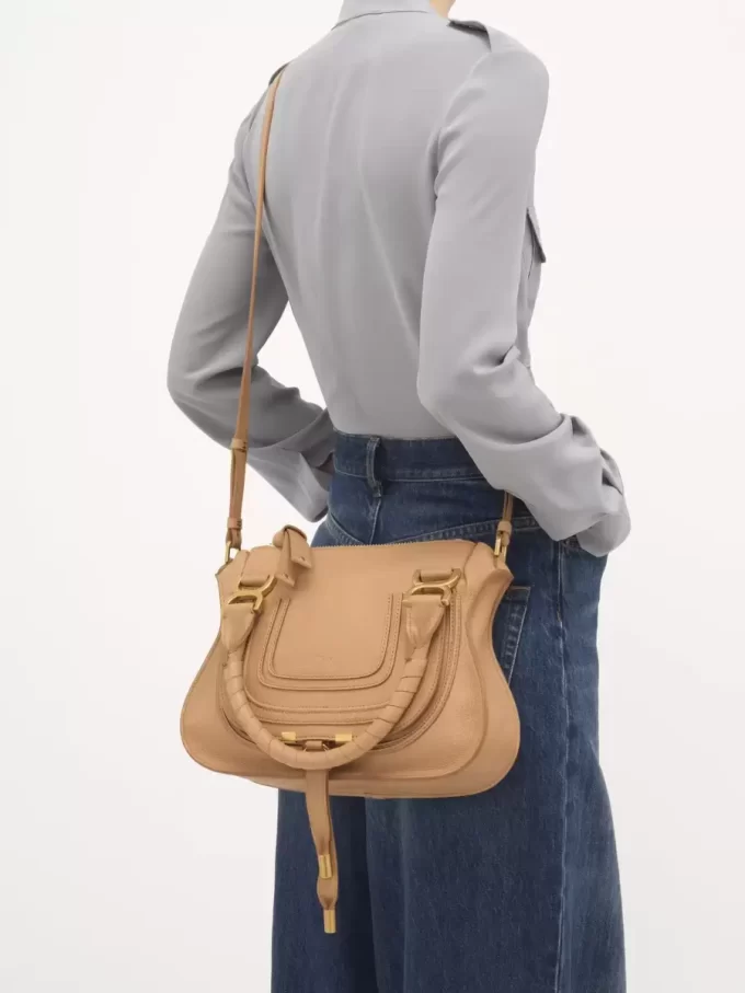 Bolso pequeño Marcie en piel granulada