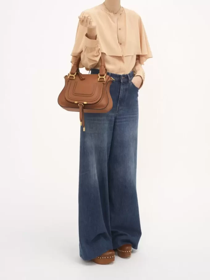 Bolso pequeño Marcie en piel granulada