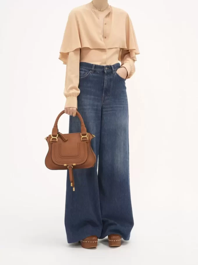 Bolso pequeño Marcie en piel granulada