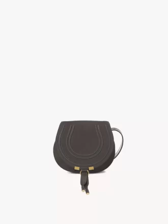 Bolso pequeño Marcie Saddle en piel de ante