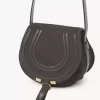 Bolso pequeño Marcie Saddle en piel de ante