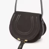 Bolso pequeño Marcie Saddle en piel de ante