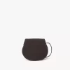 Bolso pequeño Marcie Saddle en piel de ante