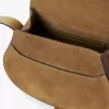 Bolso pequeño Marcie Saddle en piel de ante