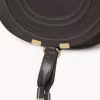 Bolso pequeño Marcie Saddle en piel de ante