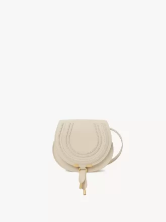 Bolso pequeño Marcie Saddle en piel granulada