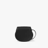 Bolso pequeño Marcie Saddle en piel granulada Bolso pequeño Marcie Saddle en piel granulada
