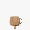 Bolso pequeño Marcie Saddle en piel granulada
