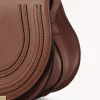 Bolso pequeño Marcie Saddle en piel granulada