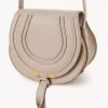 Bolso pequeño Marcie Saddle en piel granulada