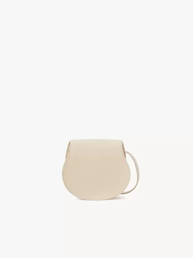 Bolso pequeño Marcie Saddle en piel granulada