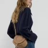 Bolso pequeño Marcie Saddle en piel granulada