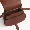 Bolso pequeño Marcie Saddle en piel granulada