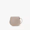 Bolso pequeño Marcie Saddle en piel granulada