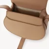 Bolso pequeño Marcie Saddle en piel granulada