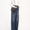 Bolso pequeño Marcie Saddle en piel granulada Bolso pequeño Marcie Saddle en piel granulada