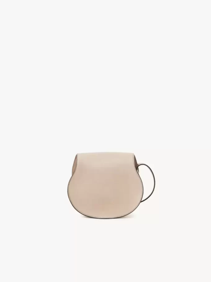 Bolso pequeño Marcie tipo sillín de piel brillante