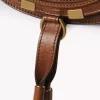 Bolso pequeño Marcie tipo sillín de piel brillante