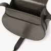Bolso pequeño Marcie tipo sillín de piel brillante