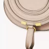 Bolso pequeño Marcie tipo sillín de piel brillante