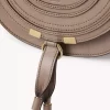 Bolso pequeño Marcie tipo sillín de piel brillante