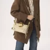 Bolso pequeño Paddington con cadena en piel granulada Bolso pequeño Paddington con cadena en piel granulada