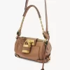 Bolso pequeño Paddington con cadena en piel granulada Bolso pequeño Paddington con cadena en piel granulada