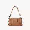 Bolso pequeño Paddington con cadena en piel granulada Bolso pequeño Paddington con cadena en piel granulada
