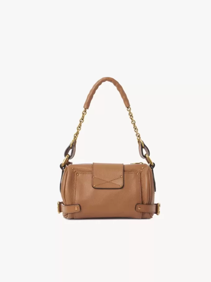 Bolso pequeño Paddington con cadena en piel granulada Bolso pequeño Paddington con cadena en piel granulada