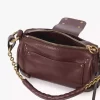 Bolso pequeño Paddington con cadena en piel granulada