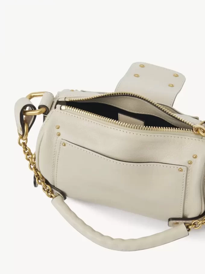 Bolso pequeño Paddington con cadena en piel granulada Bolso pequeño Paddington con cadena en piel granulada