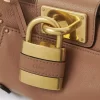 Bolso pequeño Paddington con cadena en piel granulada Bolso pequeño Paddington con cadena en piel granulada